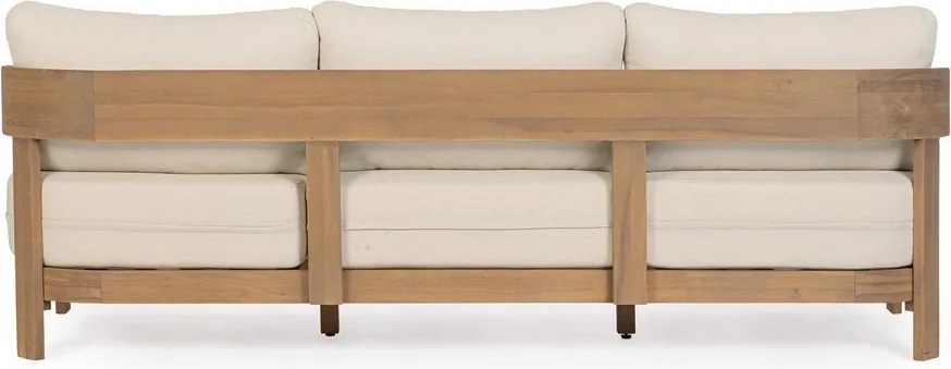 Sofa ogrodowa z litego drewna akacjowego w naturalnym kolorze Pablo – Bizzotto