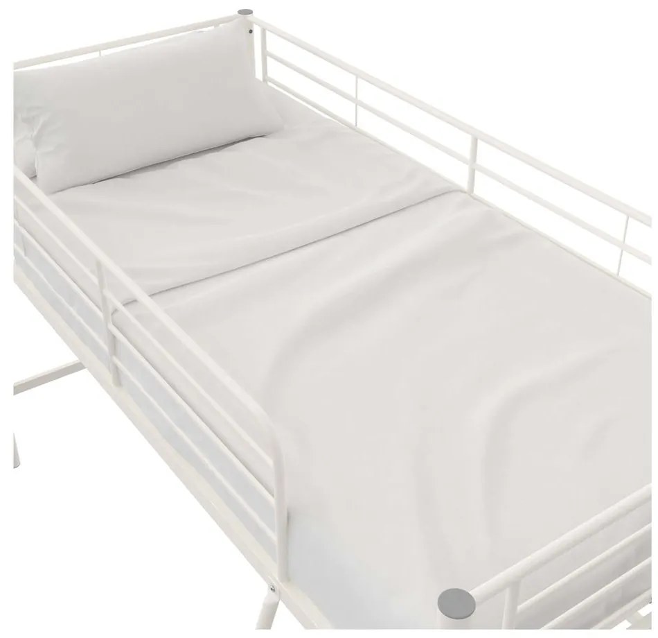 Białe podwyższone łóżko dziecięce 90x200 cm Jodie – Støraa