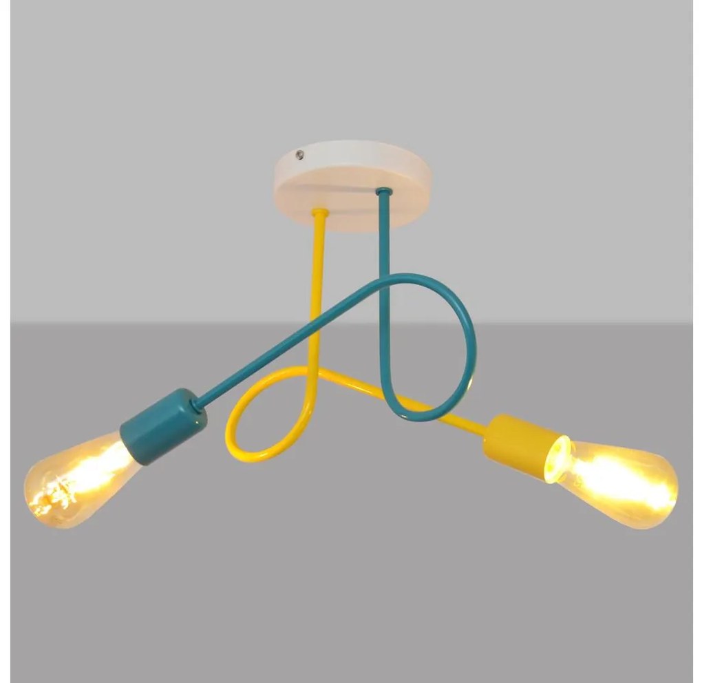 Dziecięcy żyrandol natynkowy OXFORD 2xE27/15W/230V