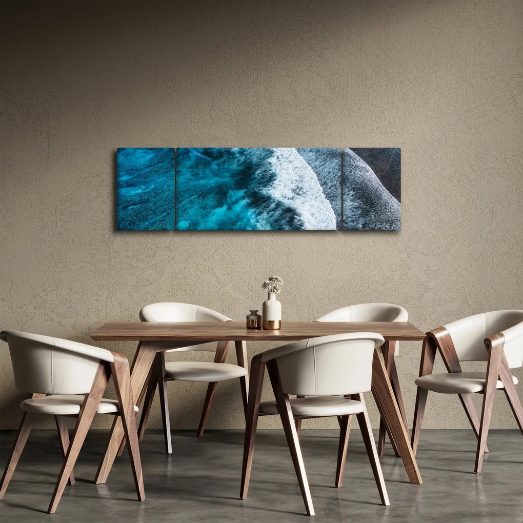 Obraz - Fale na morzu (170x50 cm)