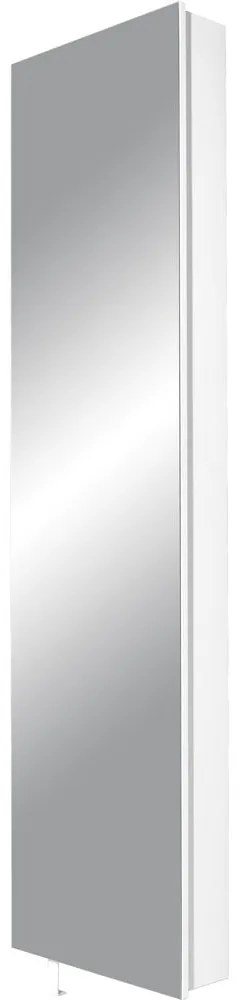 Biała szafka pod przedpokoju 50x195x18 cm Rotary – Germania