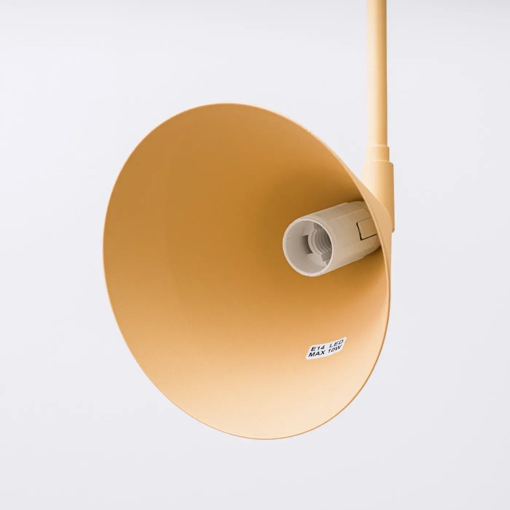 Kinkiet NOX złoty SOLLUX LIGHTING
