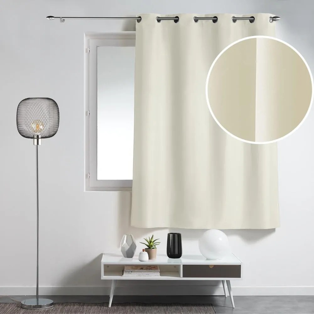 Beżowa zasłona 140x180 cm Essentiel – douceur d'intérieur