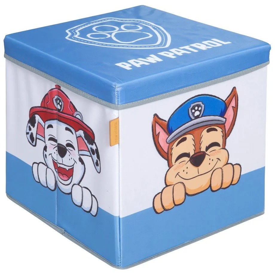 Tekstylny dziecięcy pojemnik na zabawki 30x30x30 cm Paw Patrol – Roba
