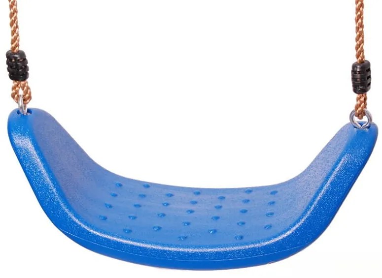 Siedzisko plastikowe niebieskie GIOIA huśtawka na sznurku dla dzieci