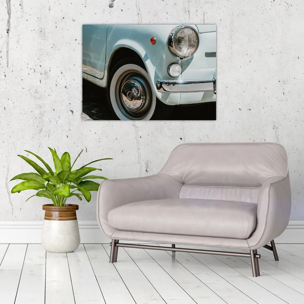Obraz - Fiat retro samochód (70x50 cm)