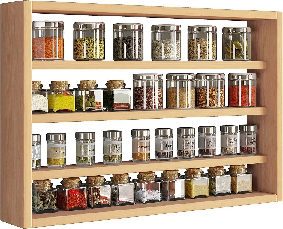 Półka ścienna Przyprawa Półka kuchenna Esaldi M