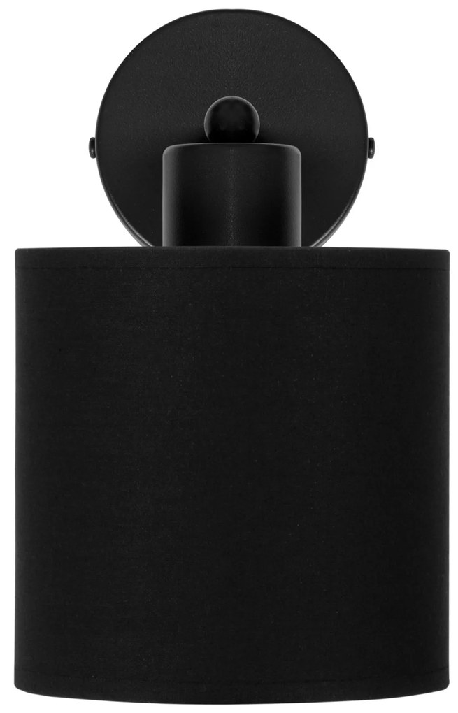 Czarny kinkiet LED  z czarnym abażurem WD-C-1010SC-SC jednopunktowy in