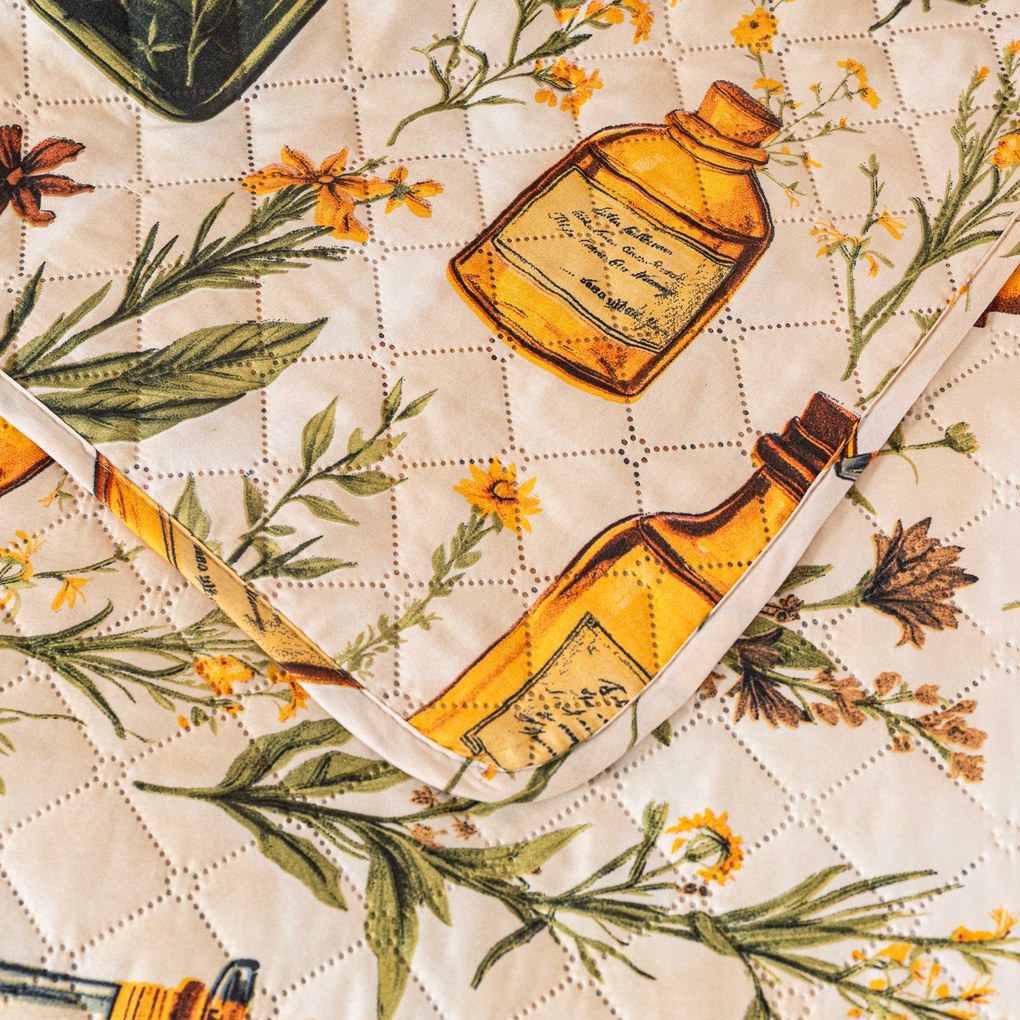 Narzuta na łóżko APOTHECARY, kremowy Rozmiar: 220 x 240 cm