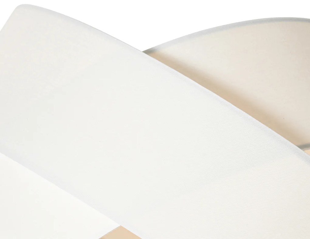 Nowoczesna lampa podłogowa biała - Cloth