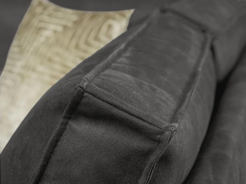 Ciemnoszary narożnik MICA Wersja sofy: Lewy róg