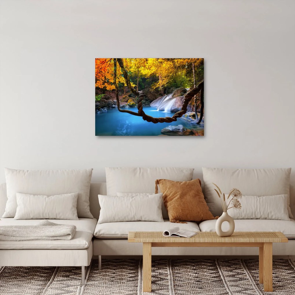 Obraz - Wodospady w Azji (70x50 cm)