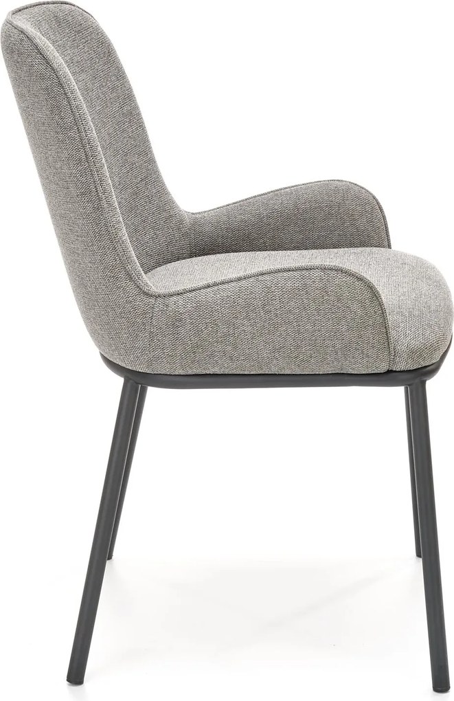 Krzesło do jadalni z niskimi podłokietnikami K481