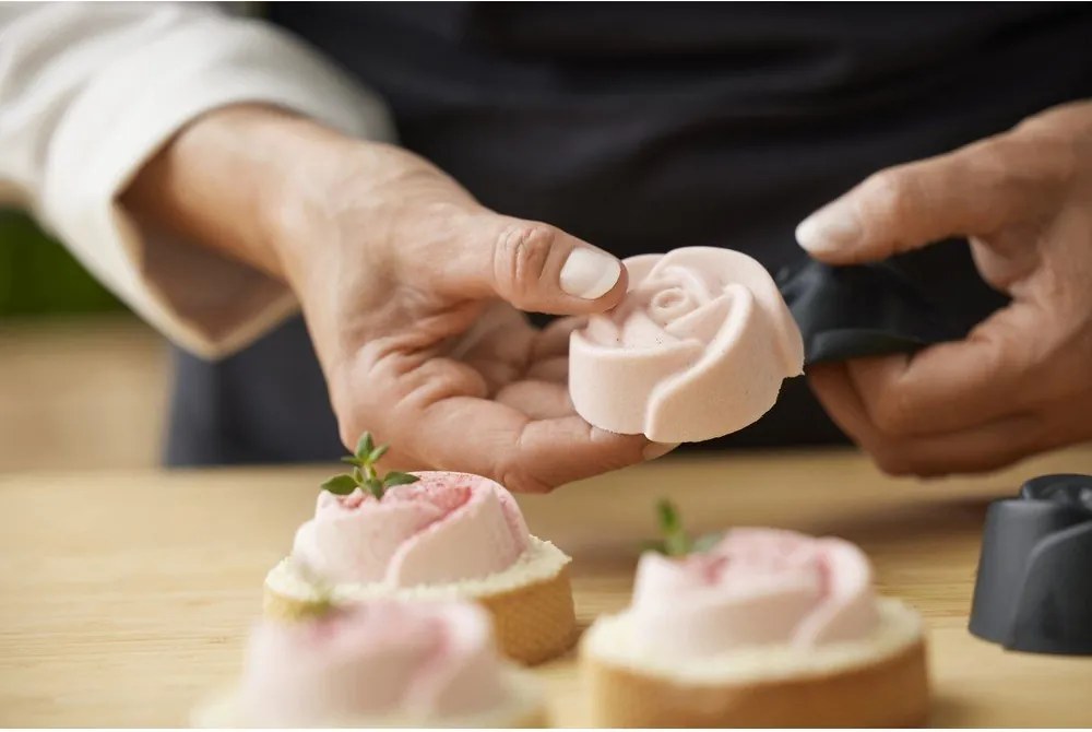 Silikonowe formy do pieczenia muffinów zestaw 6 szt. ø 7 cm Rose – Blomsterbergs