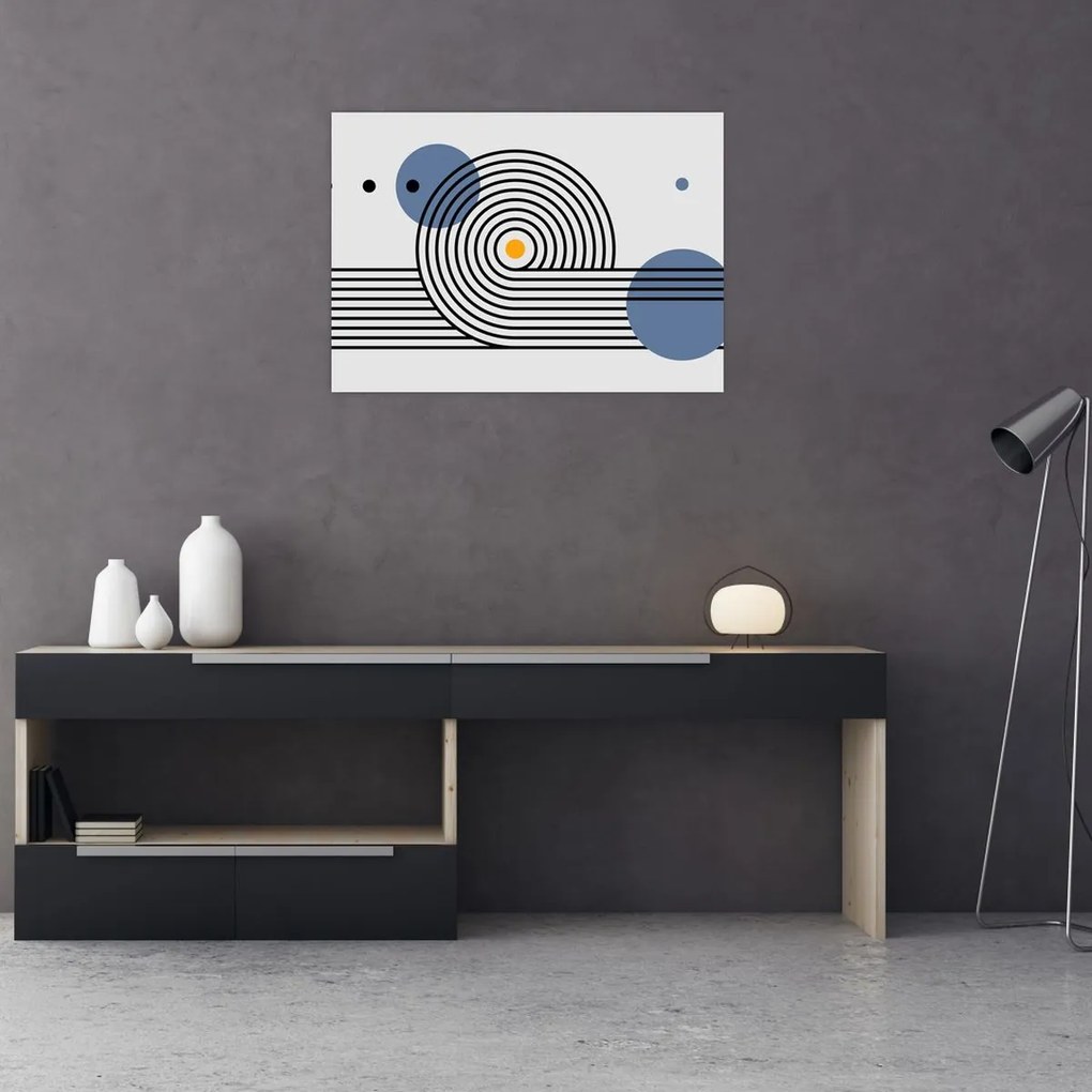 Obraz - Minimalistyczna abstrakcja N⁰1 (70x50 cm)