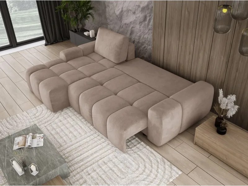 Narożnik MAILO funkcja spania DL z pojemnikiem SALVADOR 03 WERSAL