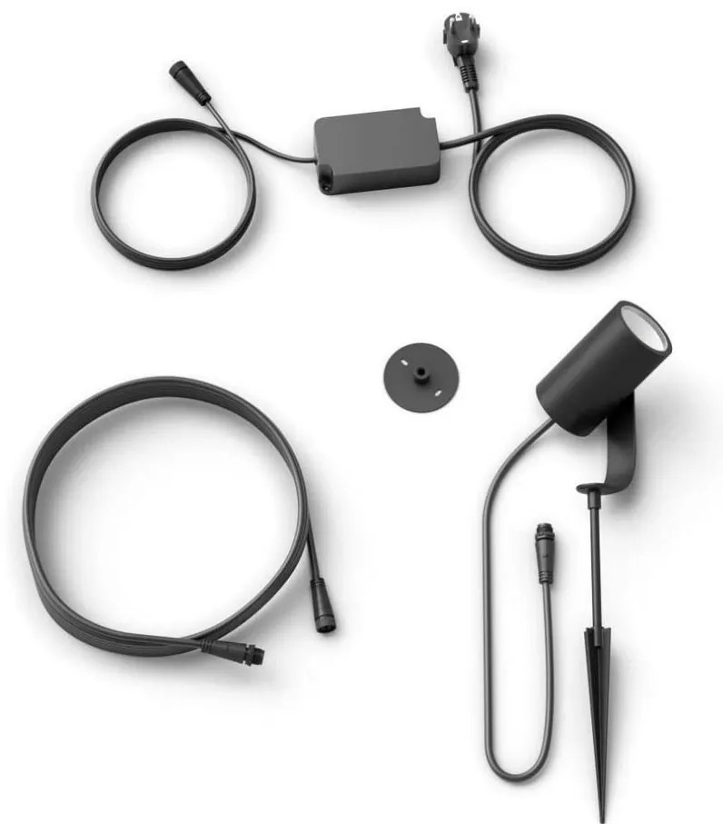 Philips 17428/30/P7 - LED RGB zewnętrzny reflektor Hue LILY LED/8W/230V IP65