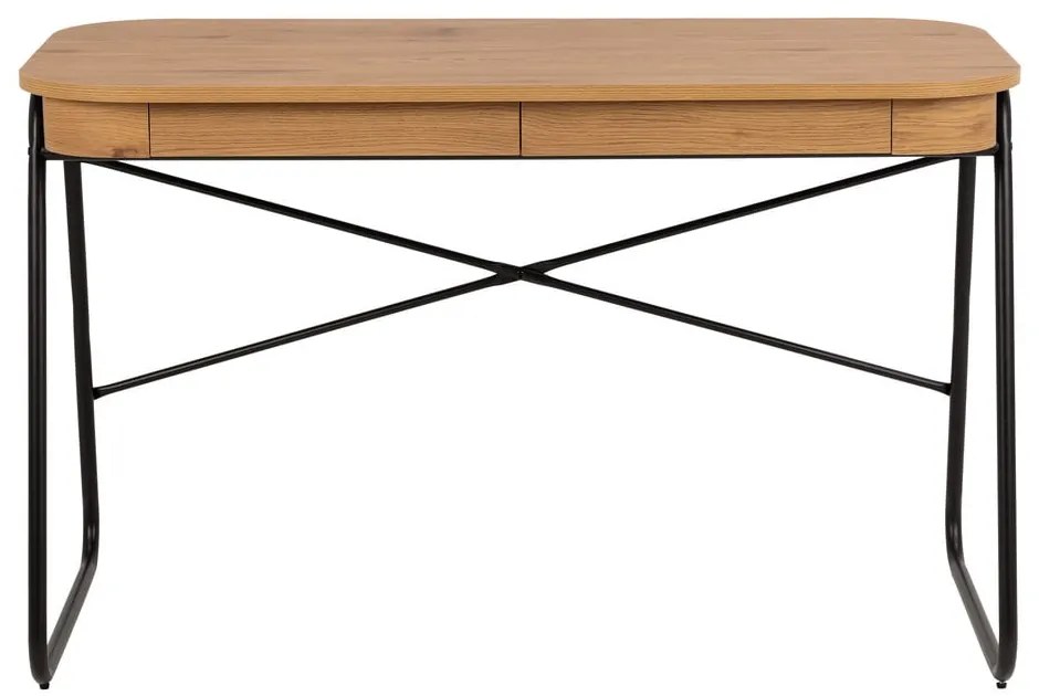Biurko z blatem w dekorze dębu 60x120 cm Blueton – Actona