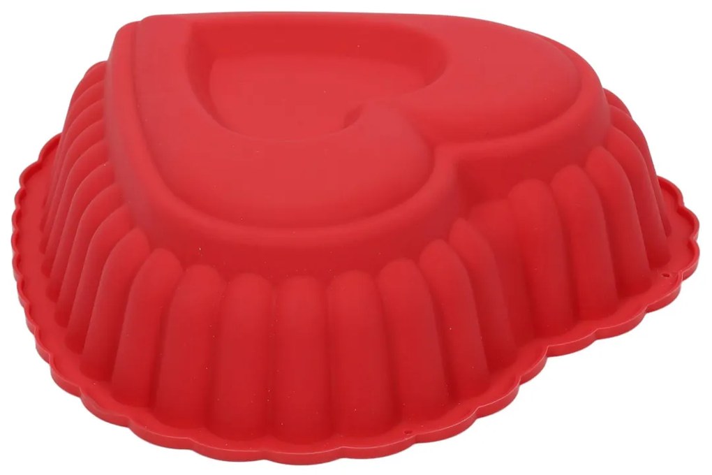 Silikonowa forma do pieczenia w kształcie serca, 25 x 16 x 7 cm