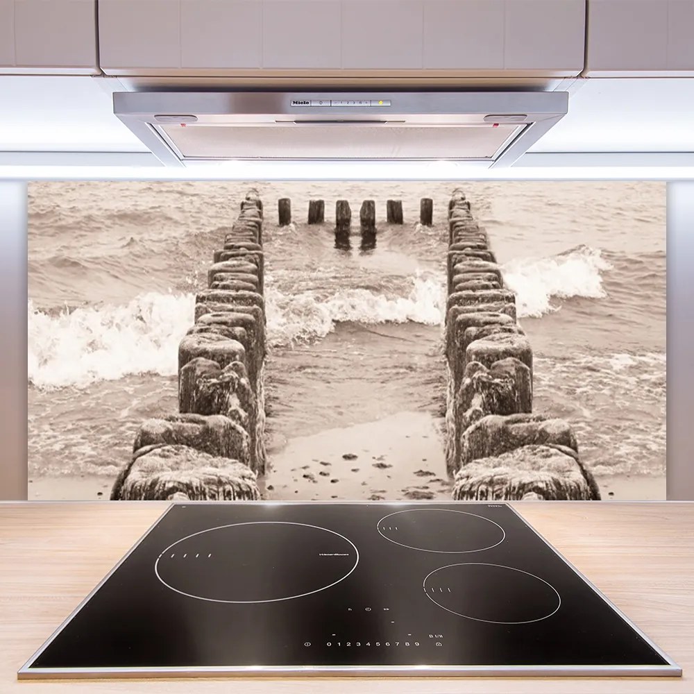 Panel Kuchenny Nowoczesny Dom Nad Oceanem