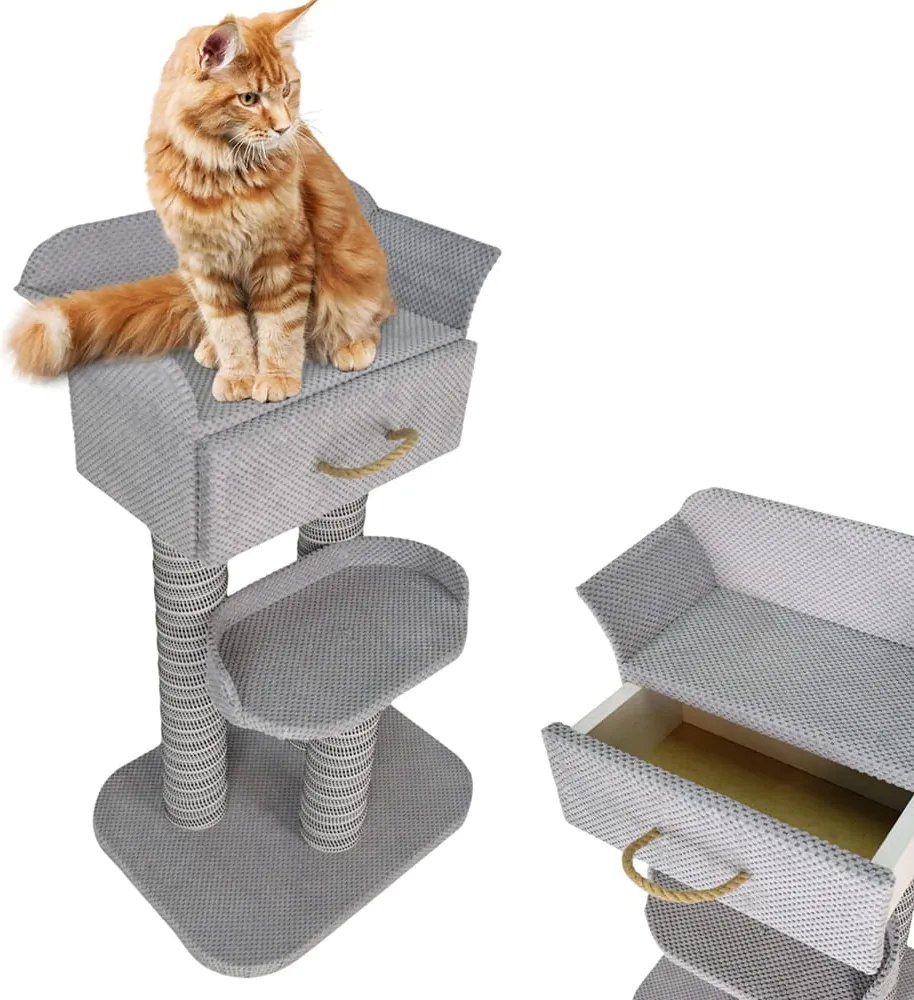 Drapak Lord z szufladą