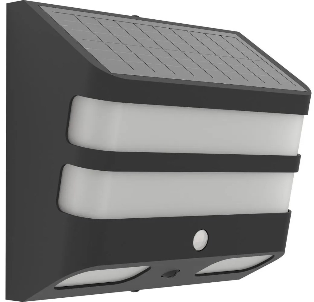 Eglo 901084-LED Solarna lampa ścienna z czujnikiem STIAPPA LED/6,5W/3,7V IP44