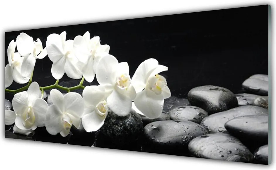 Panel nad blat kuchenny Kwiat Lotosu I Kamienie Spa