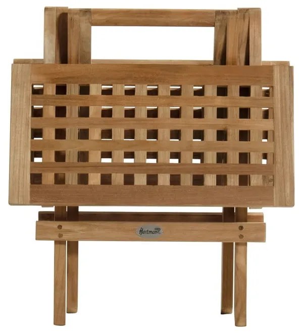 Stolik ogrodowy z litego drewna tekowego 50x50 cm Skagen – Hartman