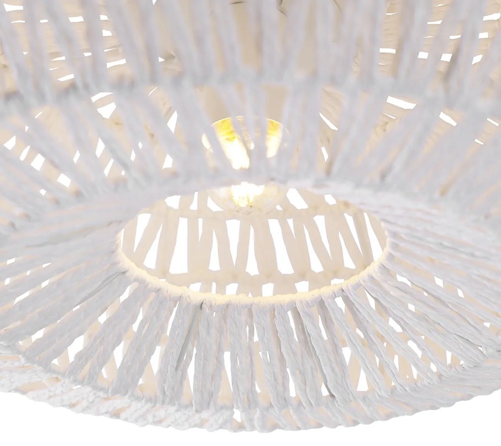Inteligentna lampa sufitowa w stylu Retro biała z Wi-Fi A60 - Lina Retro Oswietlenie wewnetrzne