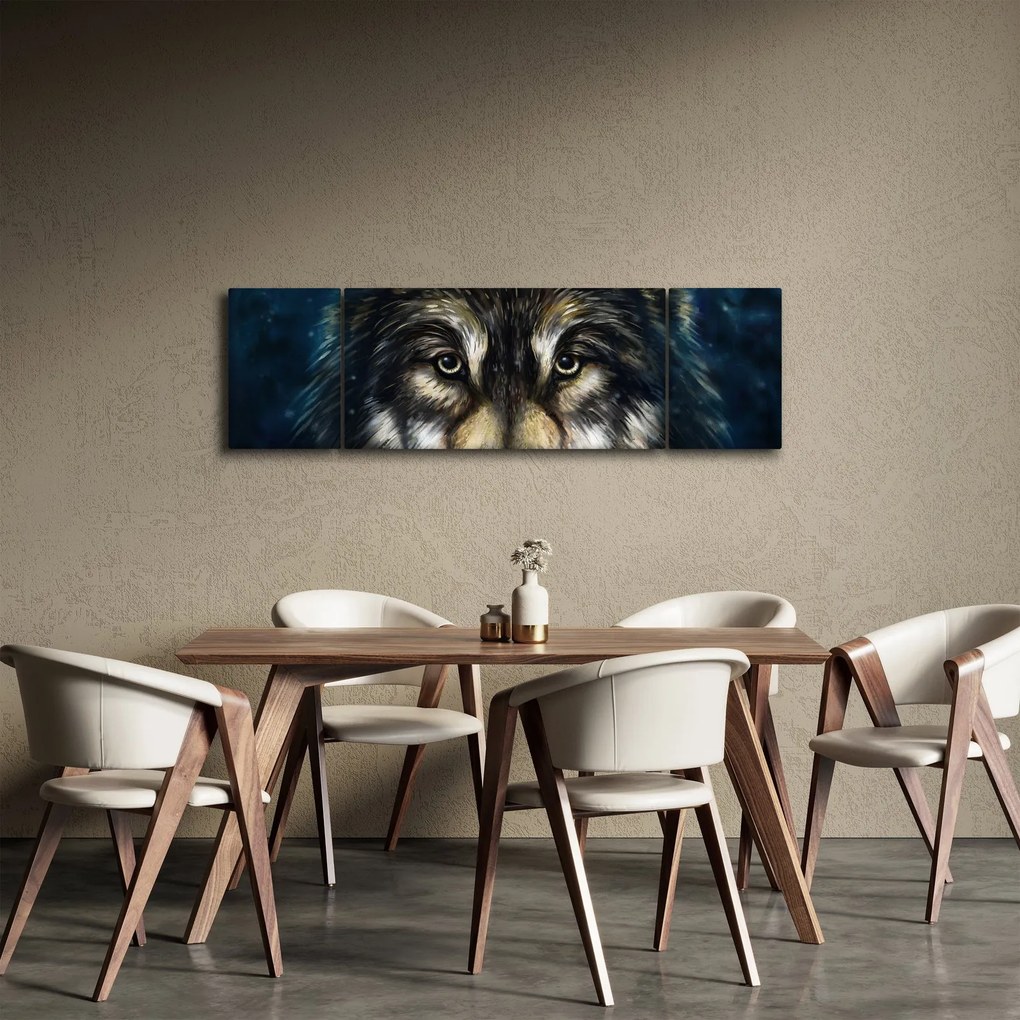 Obraz - Wilk (170x50 cm)