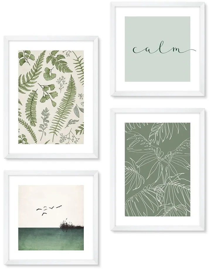 Obrazy zestaw 4 szt. 30x40 cm Calm – knor