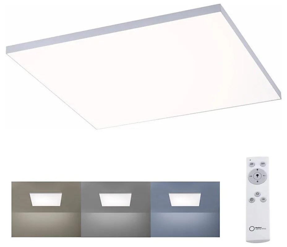 Leuchten Direkt 15552-16-LED Ściemniany plafon CANVAS LED/40W/230V+ pilot