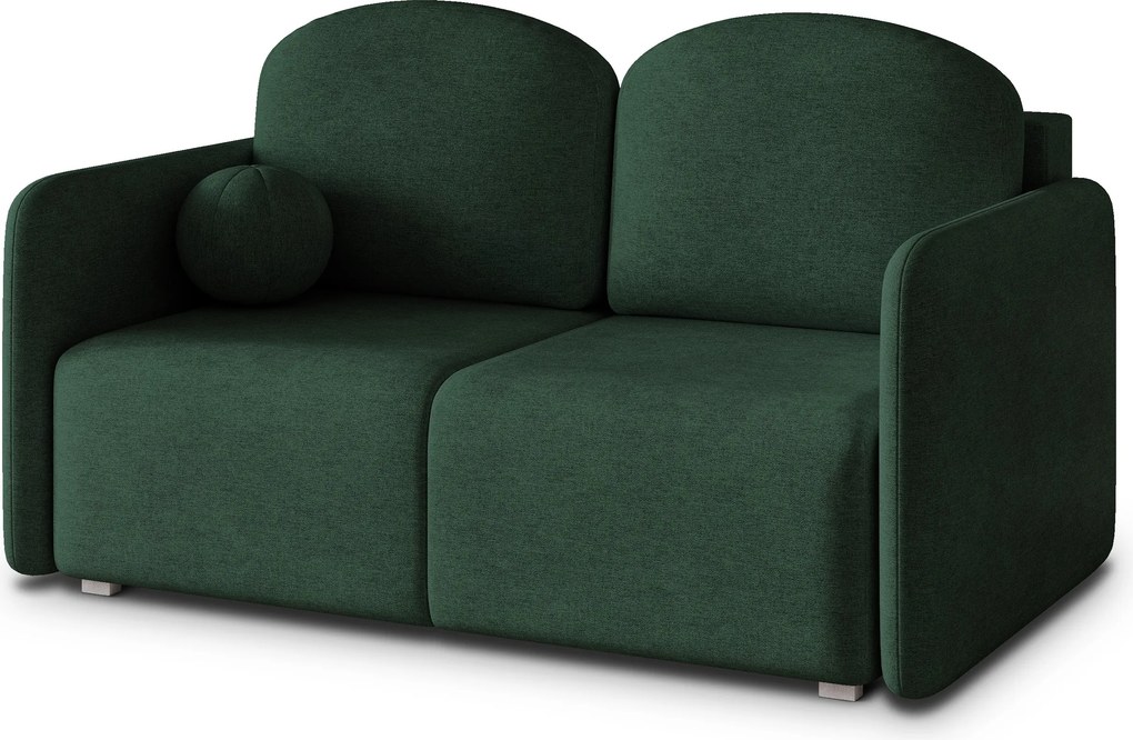 Masseno Sofa SUVI II z funkcją spania i pojemnikiem na pościel, Rozkładana sofa - Zielony, NEVE 37