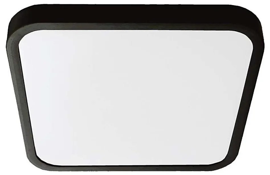 LED Plafon łazienkowy LED/24W/230V 3000K IP44 29,5x29,5 cm czarny