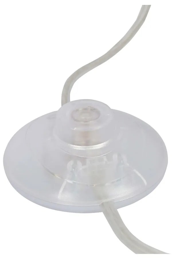 Biała lampa stojąca LED z metalowym kloszem (wysokość 140 cm) Lund – Candellux Lighting