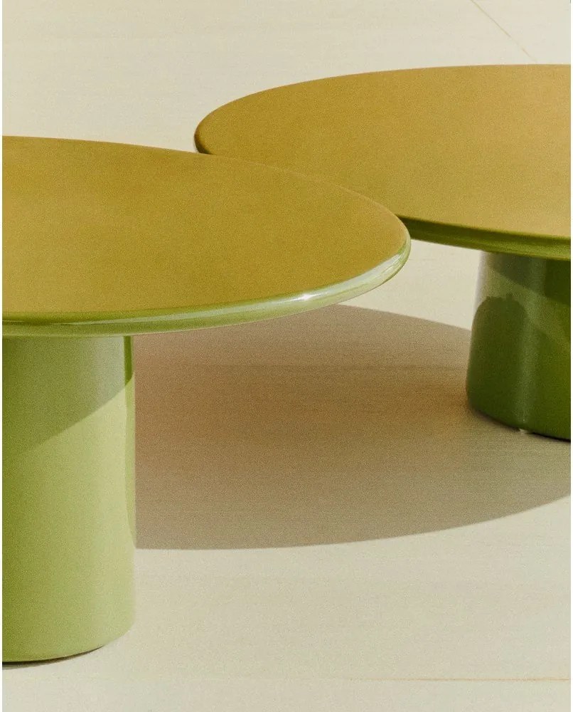 Okrągły stolik ogrodowy betonowy ø 110 cm Albanella – Kave Home