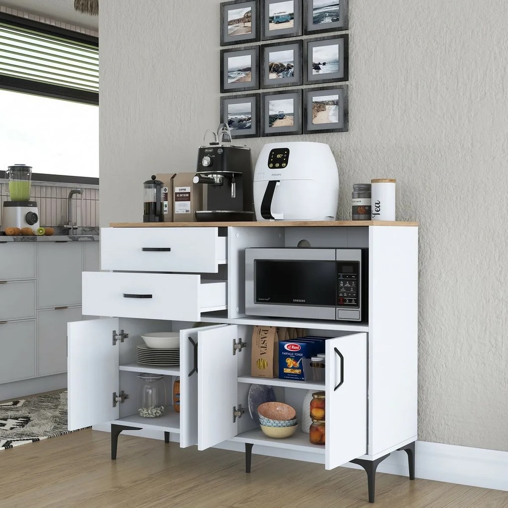 Szafa Jeby Walnut and White