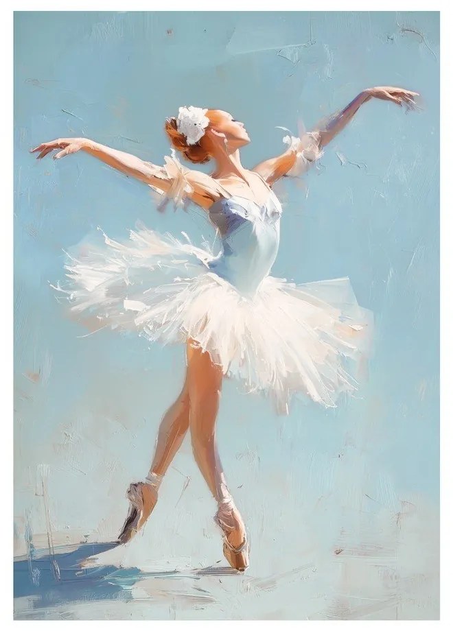 Obraz z ręcznie malowanymi elementami 70x100 cm Grace – Styler