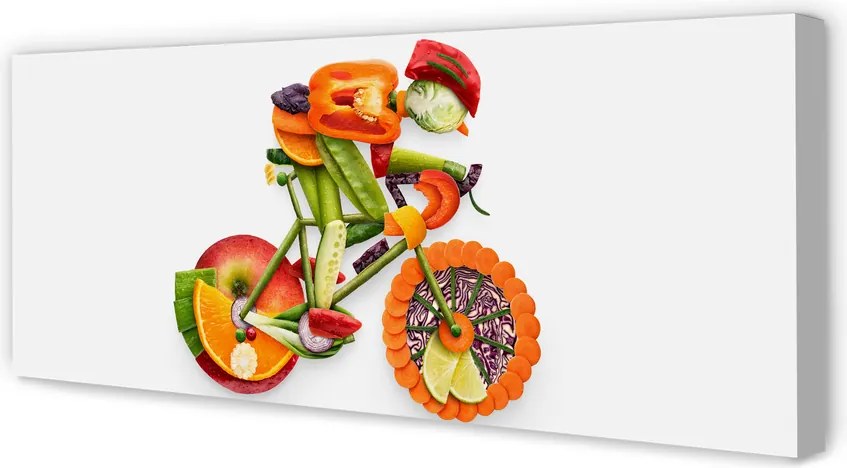 Zdjęcie na płótnie Artystyczna Postać z Warzyw
