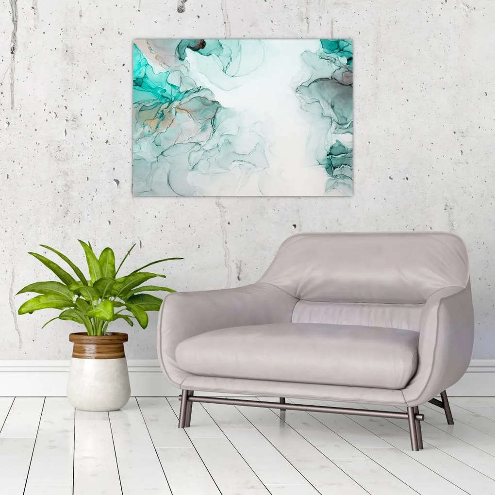 Obraz - Atramentowa abstraakcja 2 (70x50 cm)