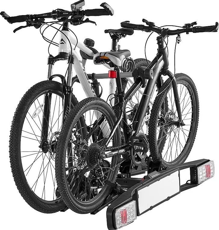 Wspornik do Przechowywania Rowerów, SucceBuy Składany Bagażnik Rowerowy na 2 Rower, Kompatybilny z Odbiornikami 5 cm