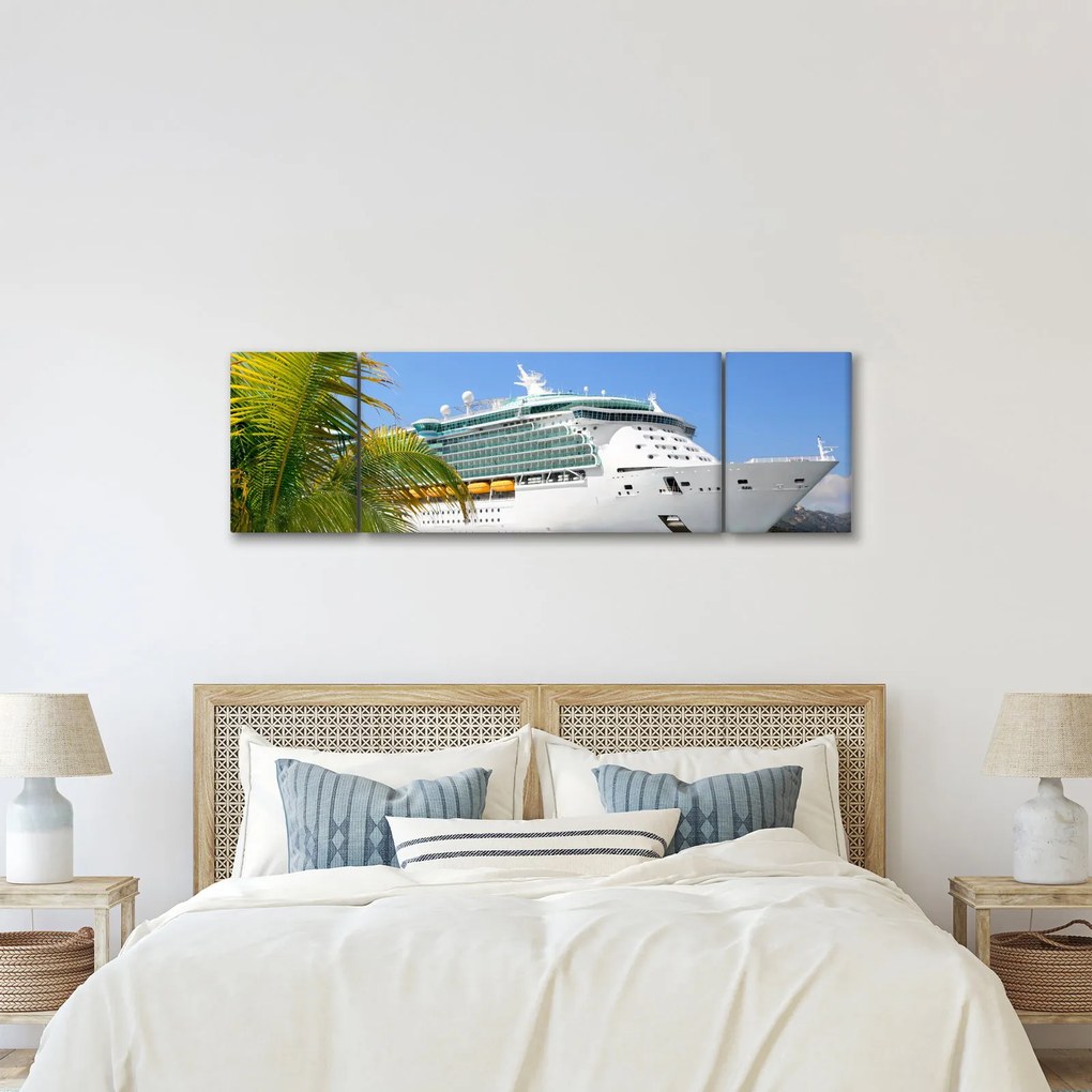Obraz - Statek wycieczkowy (170x50 cm)