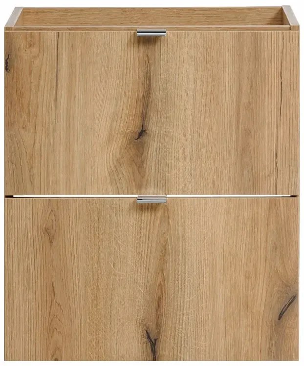 Szafka łazienkowa pod umywalkę w kolorze dąb - Dafo 11X 50 cm