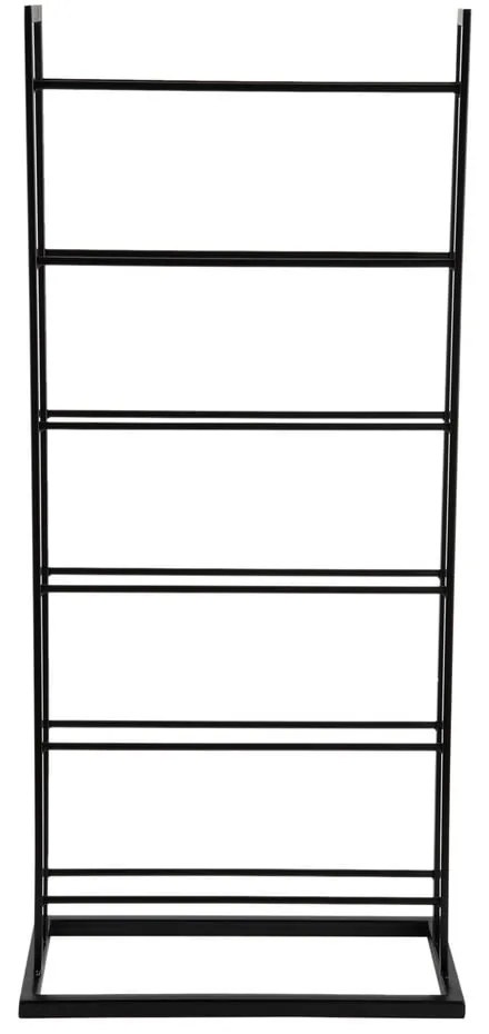 Czarny metalowy regał na wino liczba butelek 5 38x84,5x20 cm Single Floor – PT LIVING
