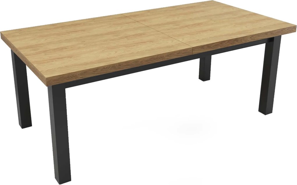 Stół prostokątny rozkładany R-6 90x170/250 cm Dąb Słoneczny