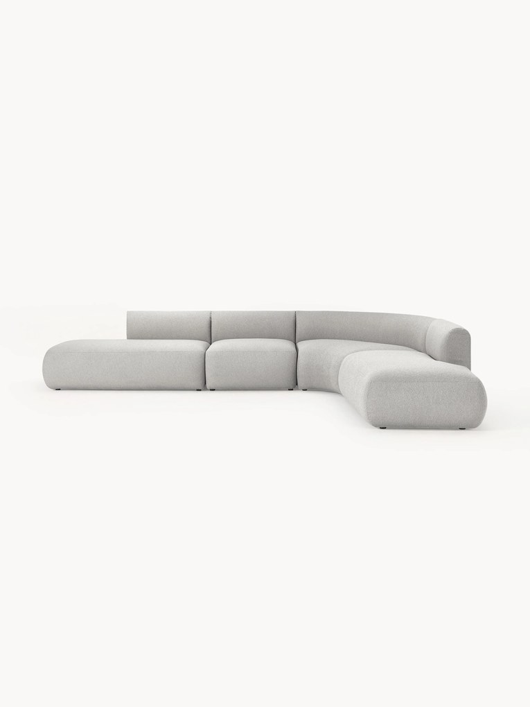 Narożna sofa modułowa Bouclé Sofia (4-osobowa)