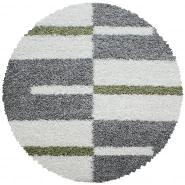 Dywan Shaggy Gala zielony 120 cm x 120 cm koło