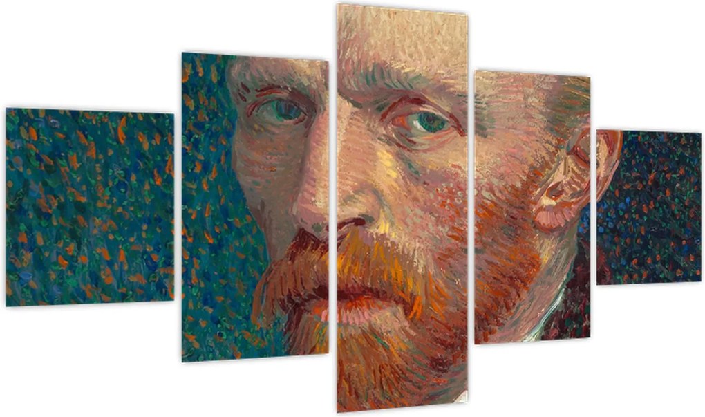 Obraz -  Vincent van Gogh, Self-Portrait, reprodukcje (125x70 cm)