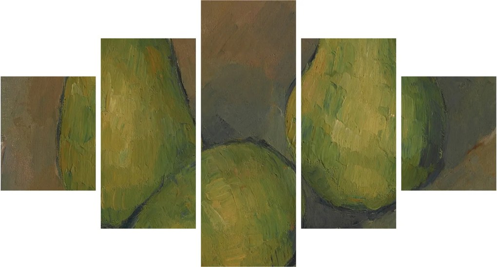 Obraz - Paul Cézanne, Three Pears, reprodukcje (125x70 cm)