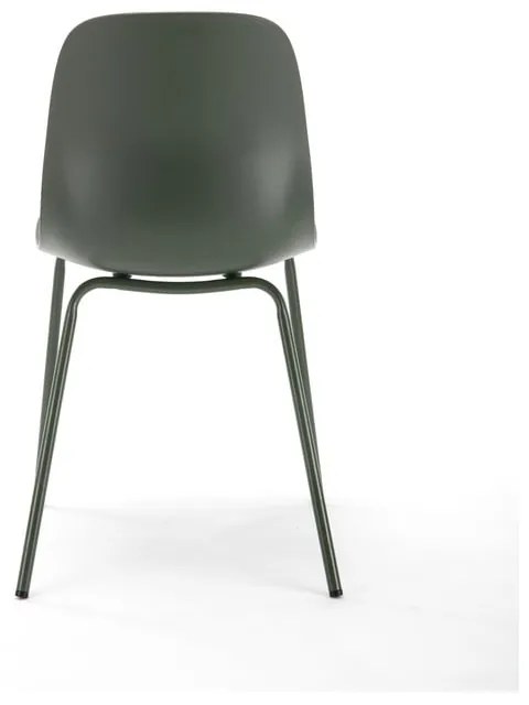 Zielone plastikowe krzesło Whitby – Unique Furniture